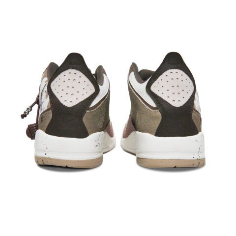Jordan Courtside 23 Cushioning Slip Resistant Abrasion Resistant Mid top Vintage Basketball Shoes Men’s Brown