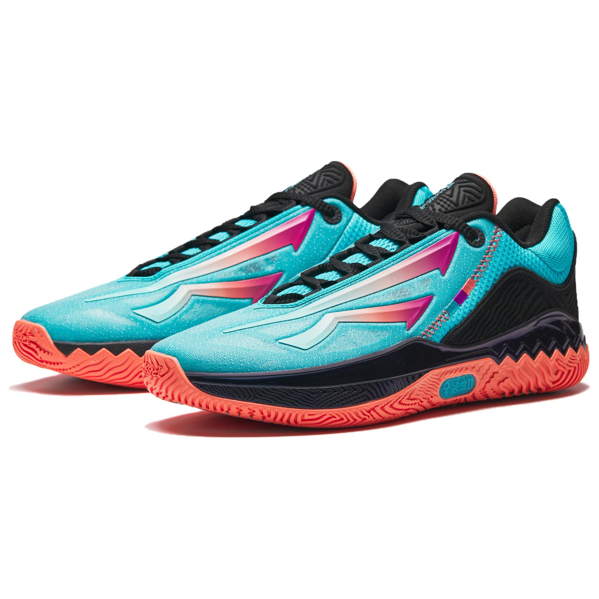 Anta KAI SPEED 2 Cushioning Slip Resistant Abrasion Resistant Low top Basketball Shoes Men’s Blue Black