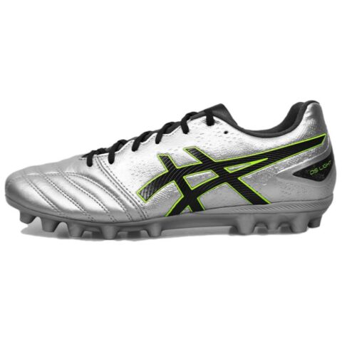 ASICS AG Artificial Ground Kangaroo Leather Cushioning, Wear Resistant Soccer Shoes Unisex Silver Gray