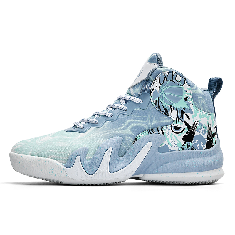 BIANSULONG Cushioning Slip Resistant Abrasion Resistant High top Basketball Shoes Unisex