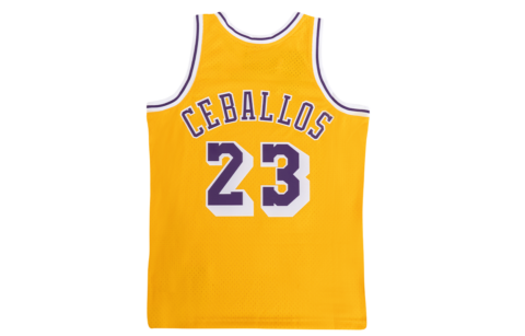 Mitchell Ness 1998/99 Dennis Rodman Los Angeles Lakers Swingman Player jersey