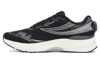 FILA BOA JOGGER M'S Textile, Synthetic Leather Abrasion Resistant Low top Running Shoes Men's Black Gray