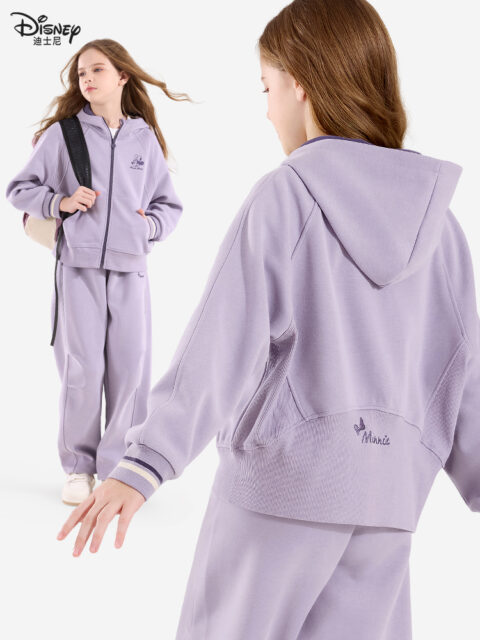 Disney Casual Sportswear Minnie Spring, Single Layer Fleece Lined Women’s Grade School Teenagers