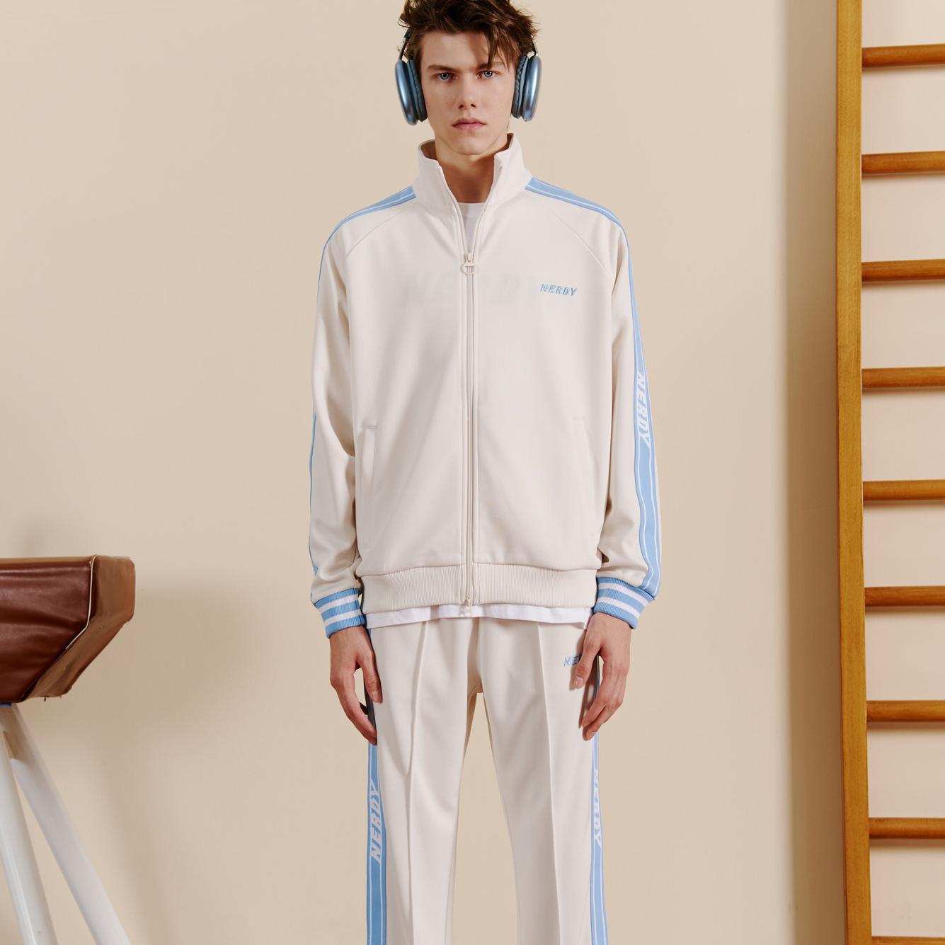 Nerdy Casual Sportswear Unisex Stand Collar Moderate