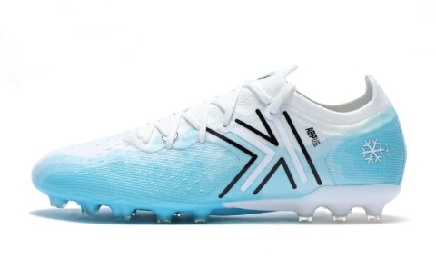 KELME Quick Spark 5.0 MG Multi Ground Natural Grass Soccer Shoes Unisex White Blue