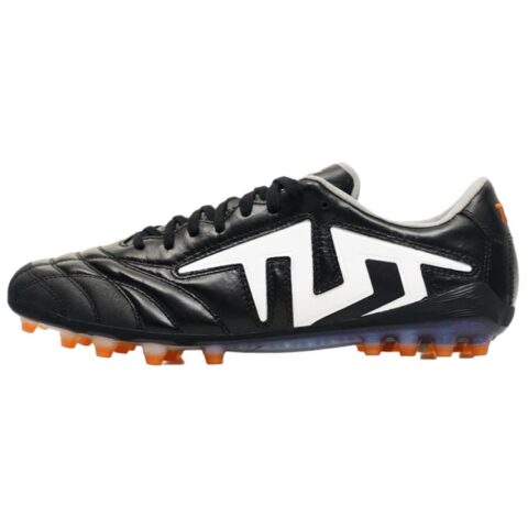 TLSS. MG Multi Ground Artificial Turf Cushioning Coverage Lightweight Soccer Shoes Unisex Black