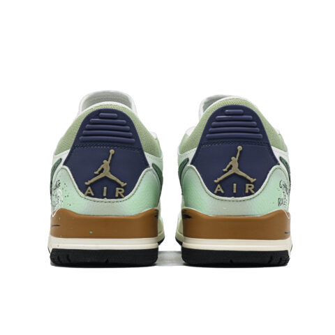 Jordan Legacy 312 Trendy Toy Party Abrasion Resistant Abrasion Resistant Low top Vintage Basketball Shoes Men’s