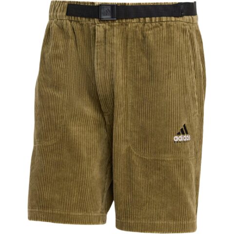Adidas corduroy belted shorts