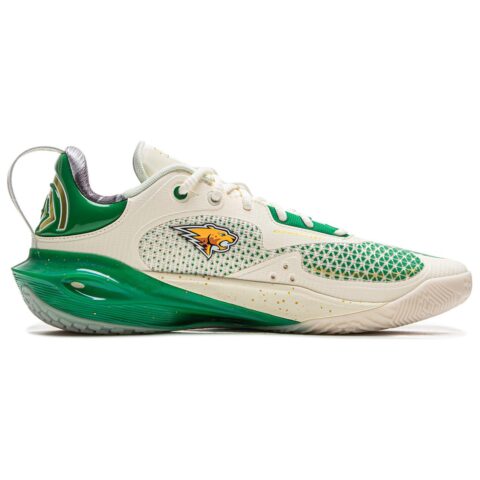 Li Ning Speed 11 Support Rebound Low top Basketball Shoes Men’s White Green