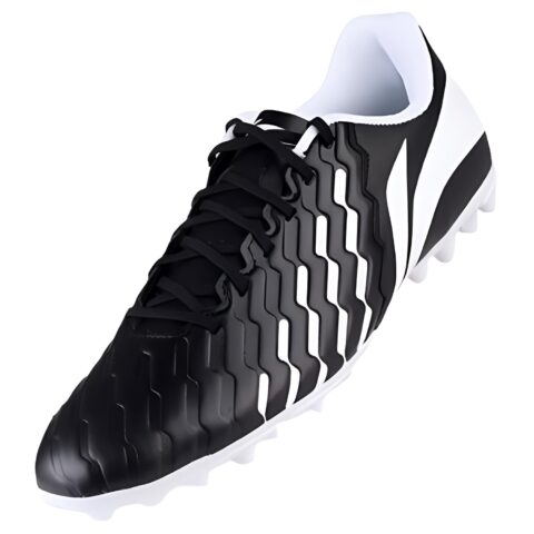 Li Ning Brocade MG Multi Ground Artificial Turf Synthetic Leather Cushioning, Wear Resistant Soccer Shoes Men’s Black