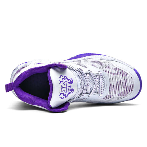 GQWE Cushioning Breathable Lightweight High top Basketball Shoes Unisex
