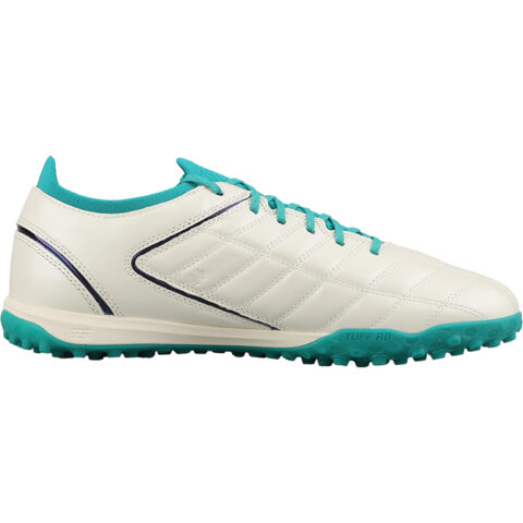 Li Ning Slip Resistant TF Turf Artificial Turf Abrasion Resistant Soccer Shoes Unisex White Green