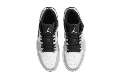 Jordan Air Jordan 1 Low top Skateboard Shoes Unisex Smoke Gray