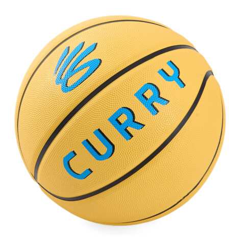 Under Armour x CURRY Rubber Basketball Yellow Size 7 Ball Street Training Unisex