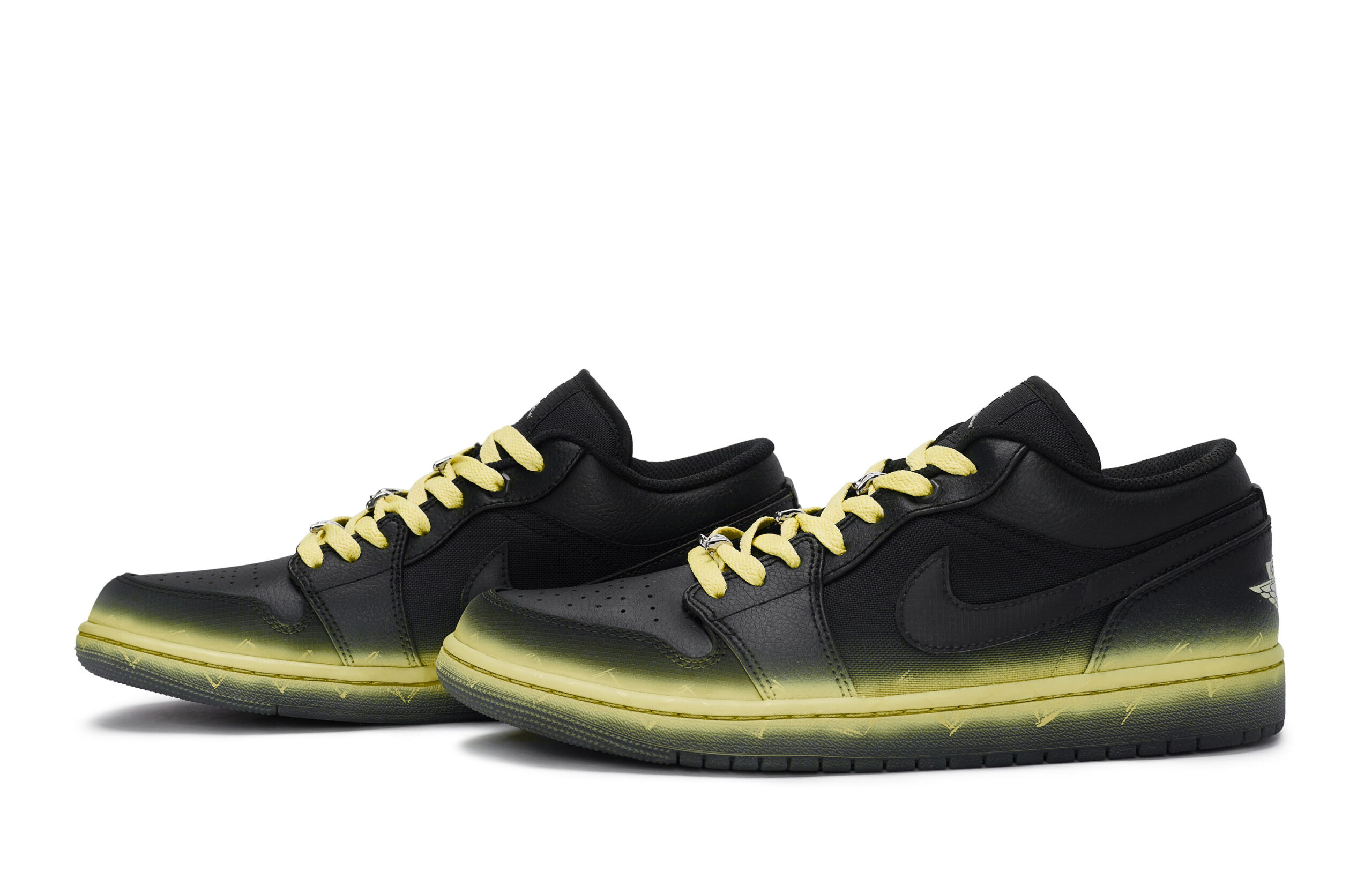 Jordan Air Jordan 1 Vintage Basketball Shoes Unisex Low Top Yellow
