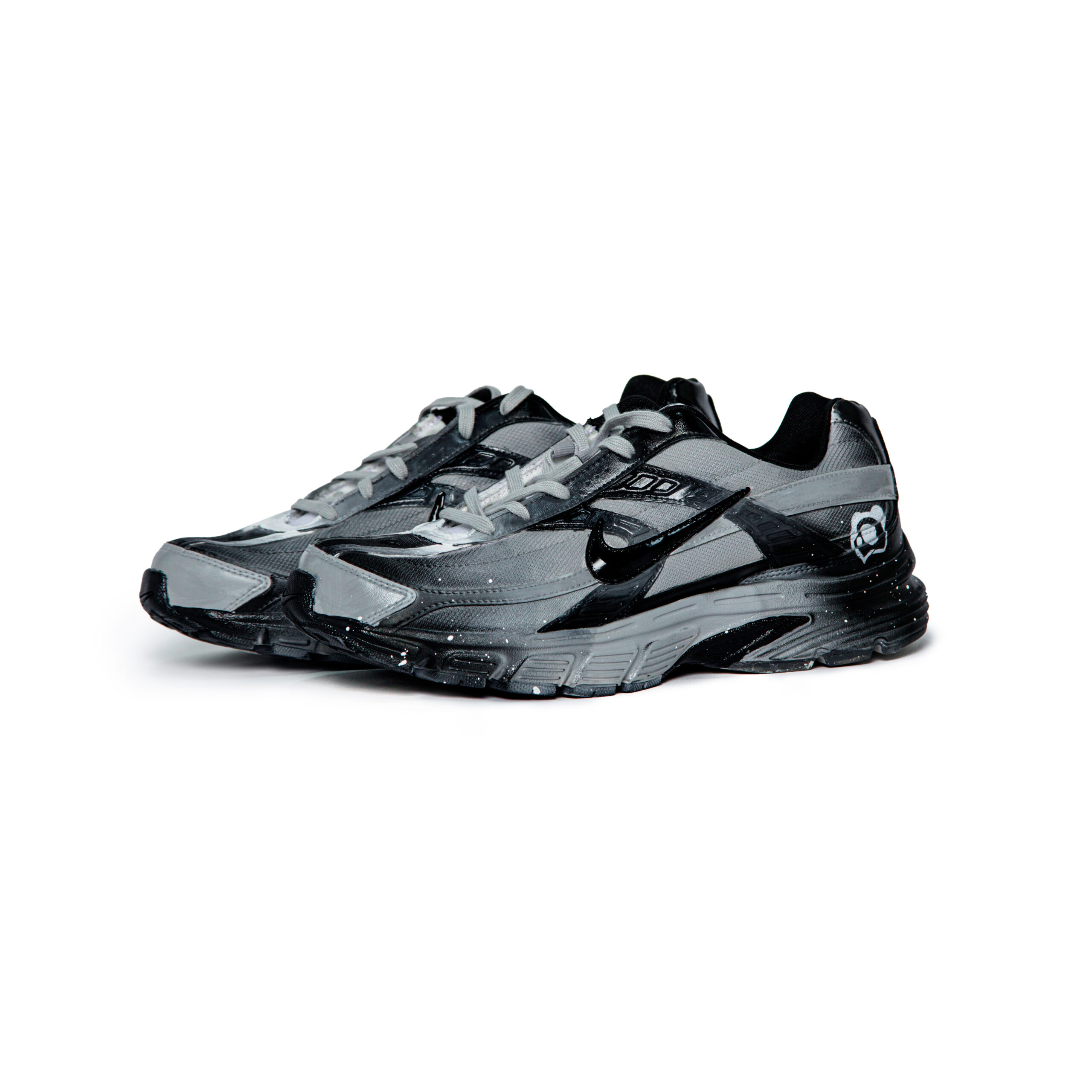 Nike Initiator Casual City Commuting Running Shoes Unisex Black Gray