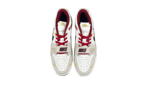 Jordan Legacy 312 Slip Resistant Abrasion Resistant Low top Vintage Basketball Shoes Men’s White