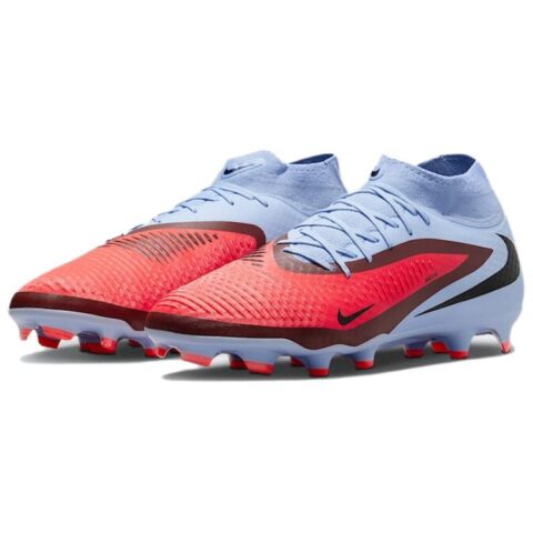 Nike Phantom 6 Slip Resistant, Abrasion Resistant, Breathable Soccer Shoes Unisex Blue Red