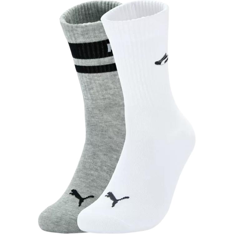PUMA Mid Calf Socks Unisex 2 Pack