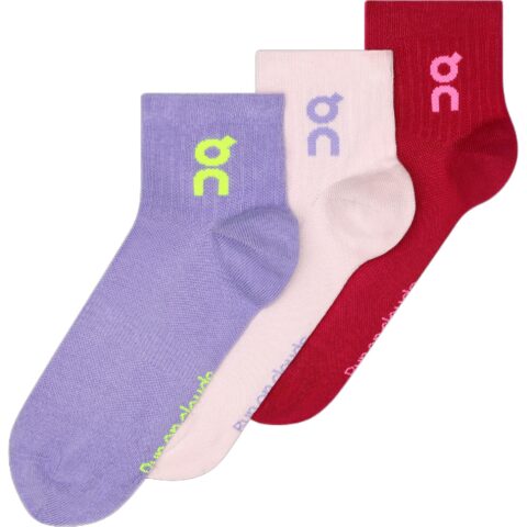 On Mid Calf Socks Unisex 3 Pack