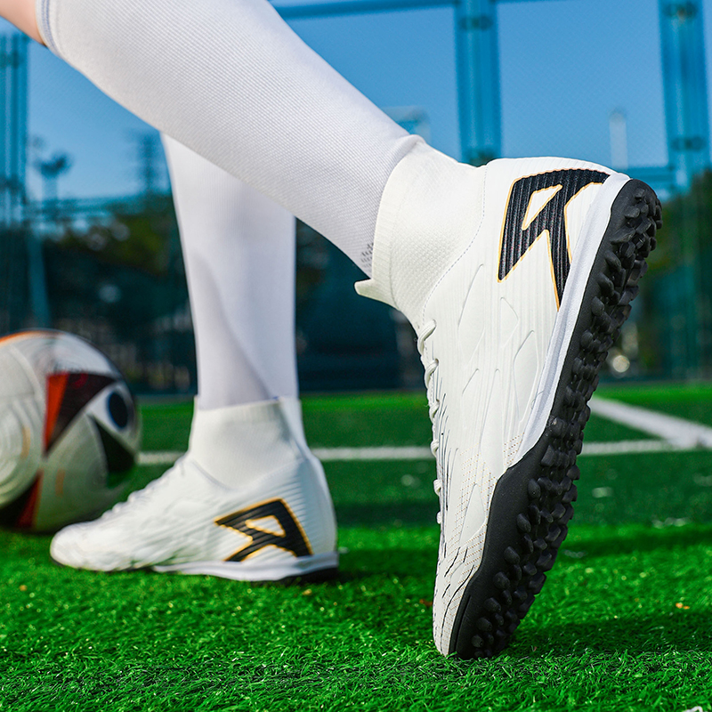 RUIKE FG Rubber Long Studs TF Rubber Broken Studs Cushioning Abrasion Resistant Impact Resistant Soccer Shoes Unisex