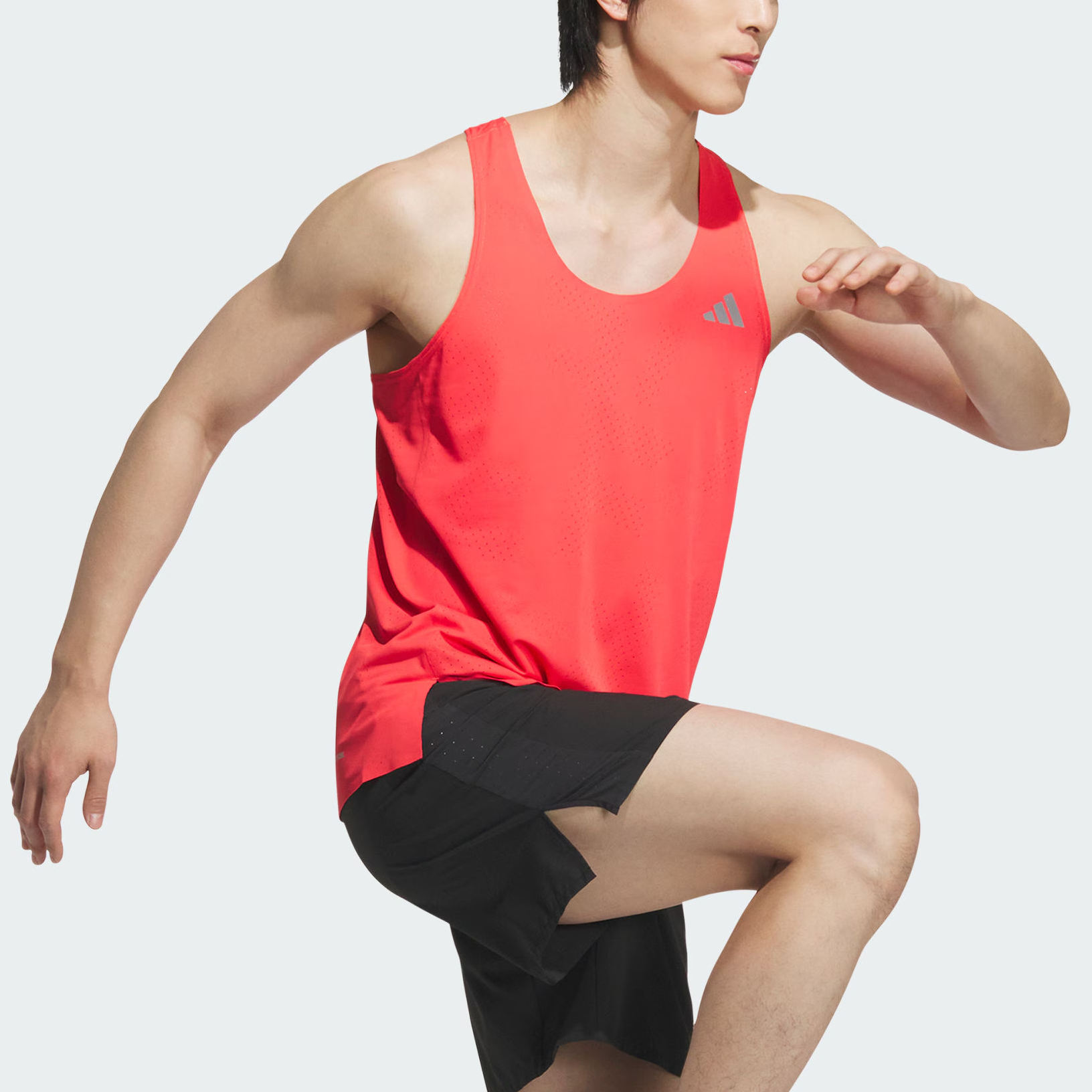 Adidas Climacool Running Tank Top Unisex Bright Red/Dark Silver Gray