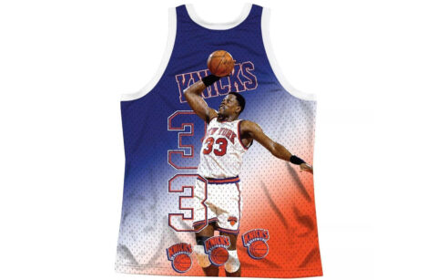 Mitchell Ness x Nba New York Knicks Patrick Ewing Behind The Back jersey