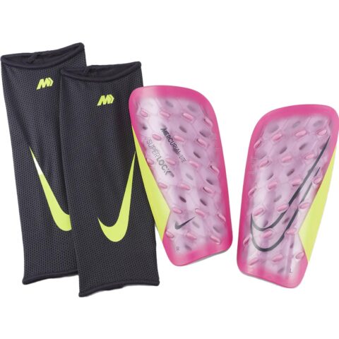 Nike Soccer Shin Guards Thermoplastic Elastomer, Resin Sports Field Unisex Pink Reduce Tibial Impact