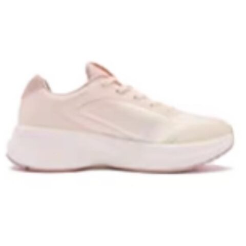 QIAODAN Cushioning Breathable Rebound Low top Sprint Running Shoes Women’s Beige Pink