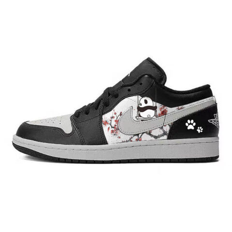 Jordan Air Jordan 1 Vintage Basketball Shoes Unisex Low Top White/Pink