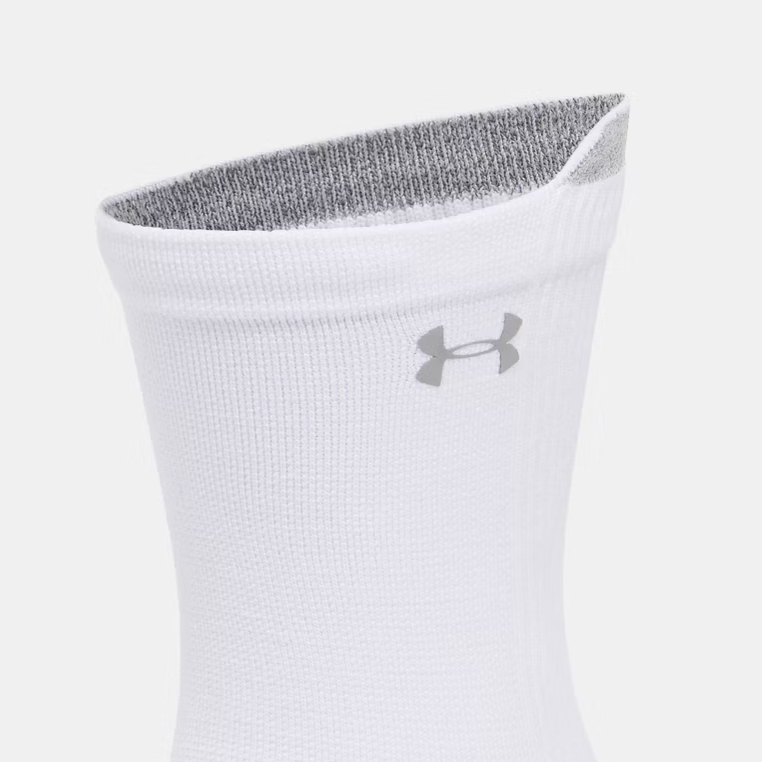 Under Armour Crew Socks Unisex 3 Pack White
