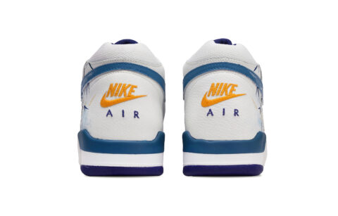 Nike Flight Legacy Breeze Blue Bamboo Slip Resistant Abrasion Resistant Mid top Vintage Basketball Shoes Men’s