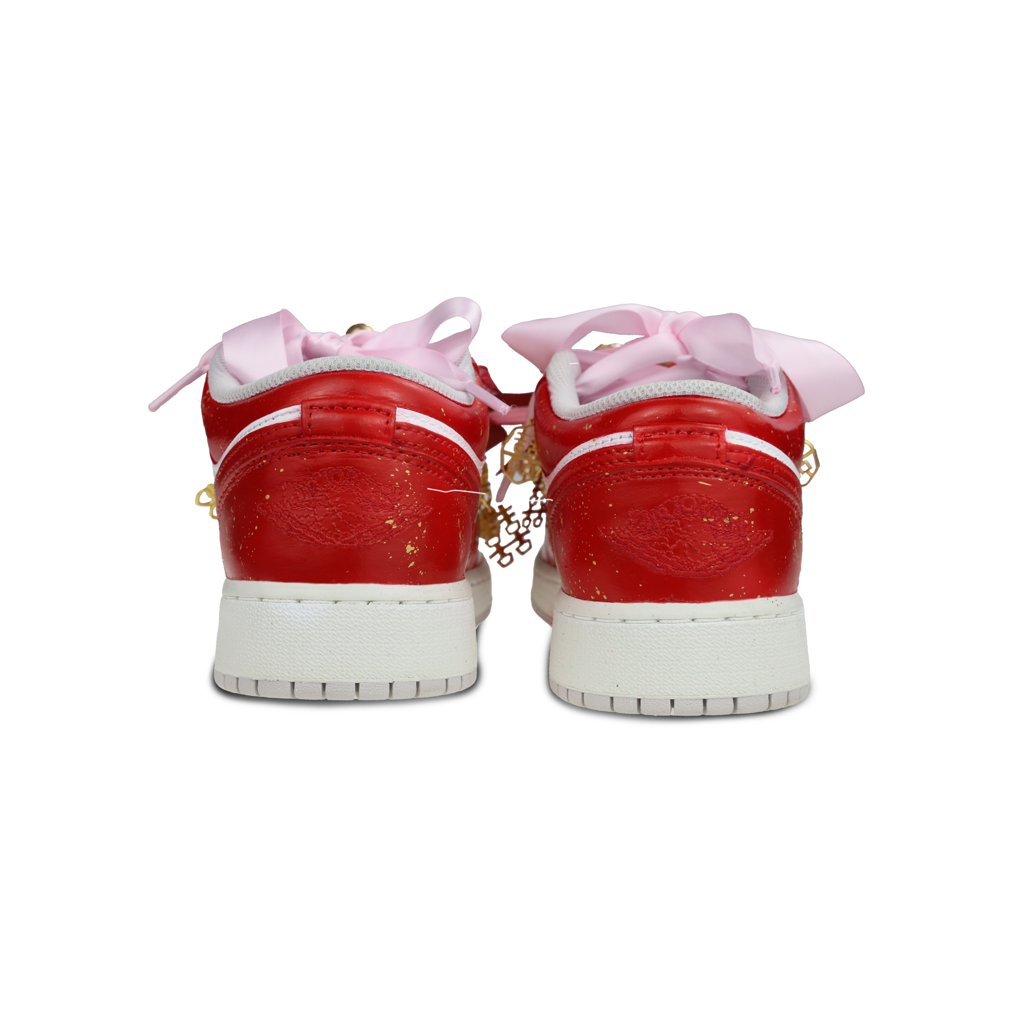 Jordan Air Jordan 1 Low top Vintage Basketball Shoes Unisex Red