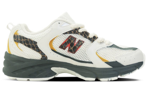 New Balance NB 530 Slip Resistant Abrasion Resistant Low top Running Shoes Unisex White Black