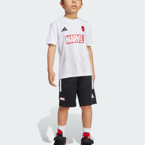 Adidas x MARVEL/, Casual Sportswear Climacool 2 Piece Set White/Black Kids’