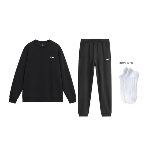 Li Ning Football Casual Sportswear Men’s Standard Black