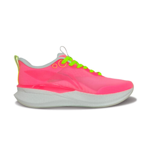 Li Ning Red Hare 8PRO Cushioning Slip Resistant Abrasion Resistant Low top Casual Running Shoes Men’s Pink Green