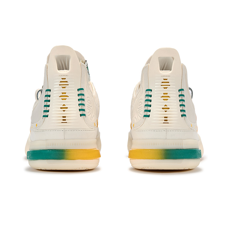 361° Joker 1 GT Basketball Shoes Men’s Low Top Sago, Tea Bud Green