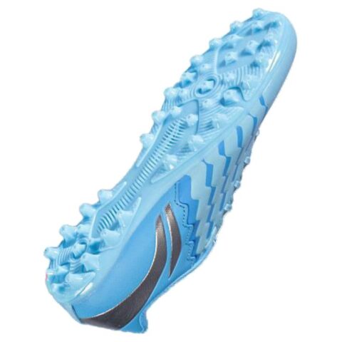 Li Ning Brocade MG Multi Ground Natural Grass Slip Resistant Abrasion Resistant Soccer Shoes Men’s Blue