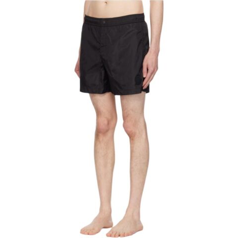 Moncler Logo Patch Lightweight Swim Shorts