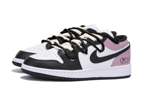 Jordan Air Jordan 1 Vintage Basketball Shoes Men’s Low Top Black Pink