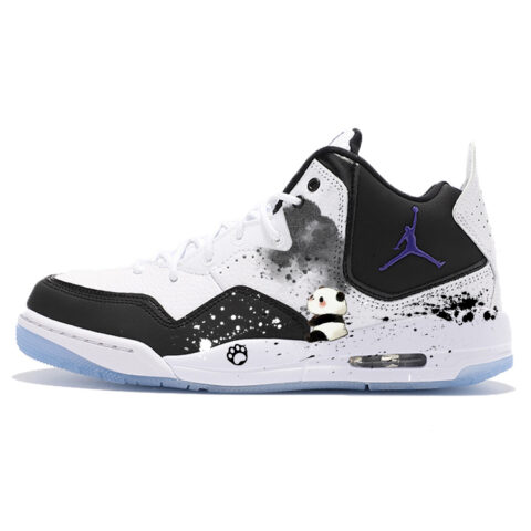 Jordan Courtside 23 Vintage Basketball Shoes Women’s Mid Top Black/White
