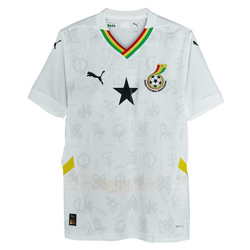 PUMA Soccer Jersey Men’s White/Bailey Yellow
