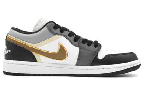 Jordan Air Jordan 1 Vintage Basketball Shoes Women’s Low Top Gray/White