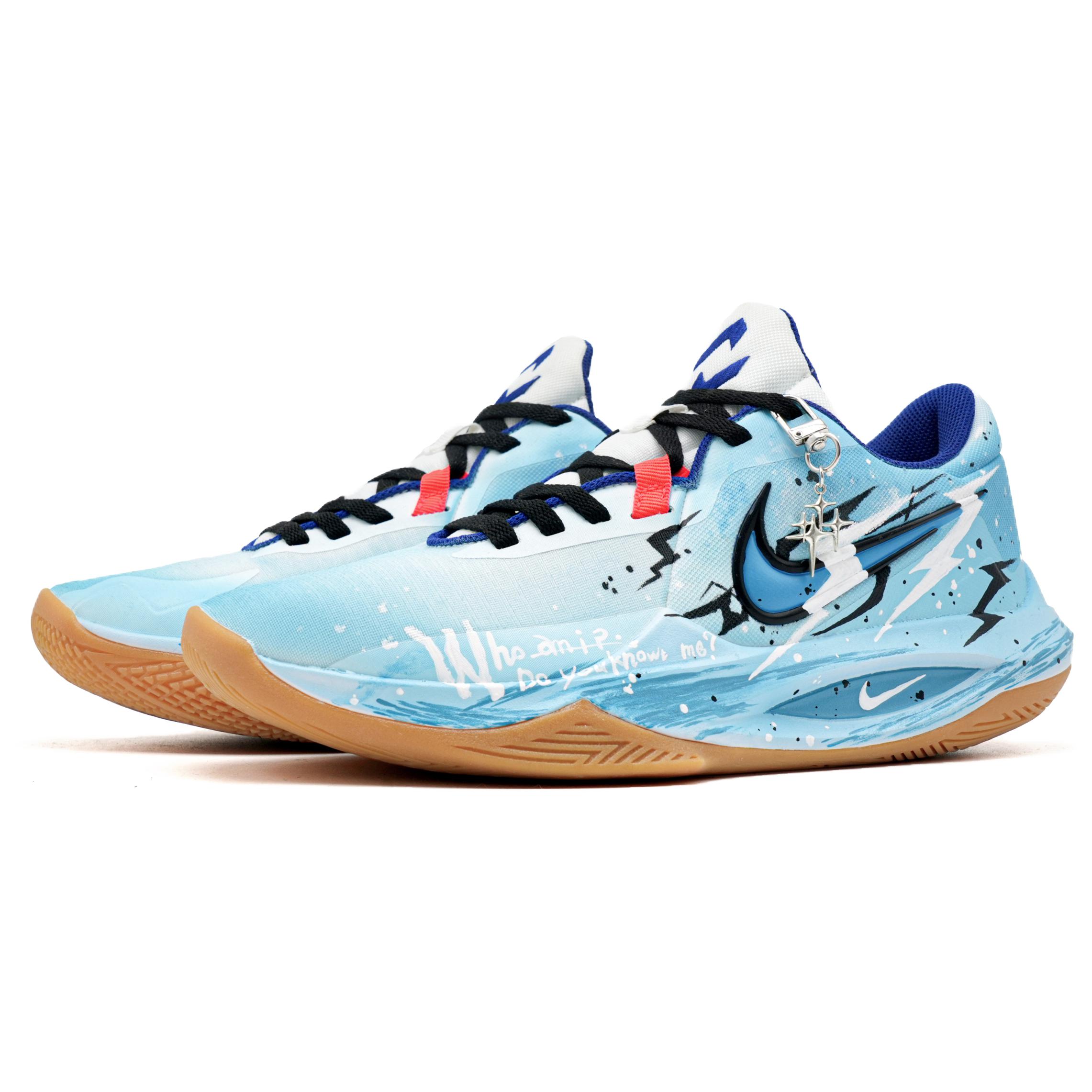 Nike Precision 6 Abrasion Resistant Super Light Low top Basketball Shoes Men’s Blue
