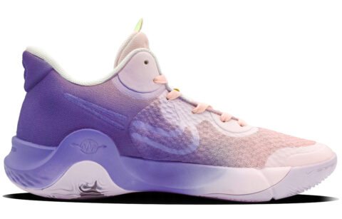 Nike KD Trey 5 IX Guava Soda Slip Resistant Abrasion Resistant Mid top Vintage Basketball Shoes Unisex Pink