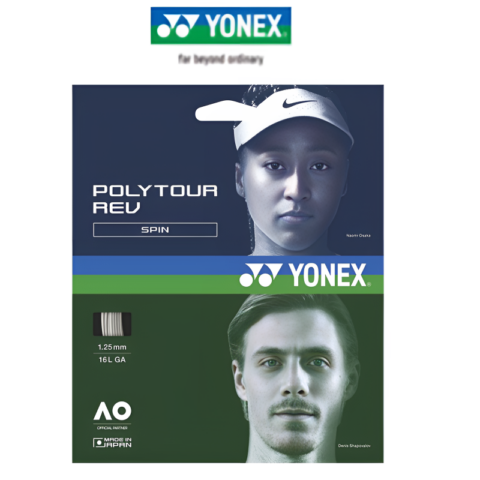 YONEX PTGR125 011 Tennis Racket Strings Polyester Outdoor Unisex 12m Tennis String
