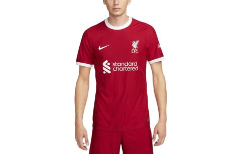 Nike Liverpool 2023/24 Season Sports Apparel Soccer Jersey Men’s Red White
