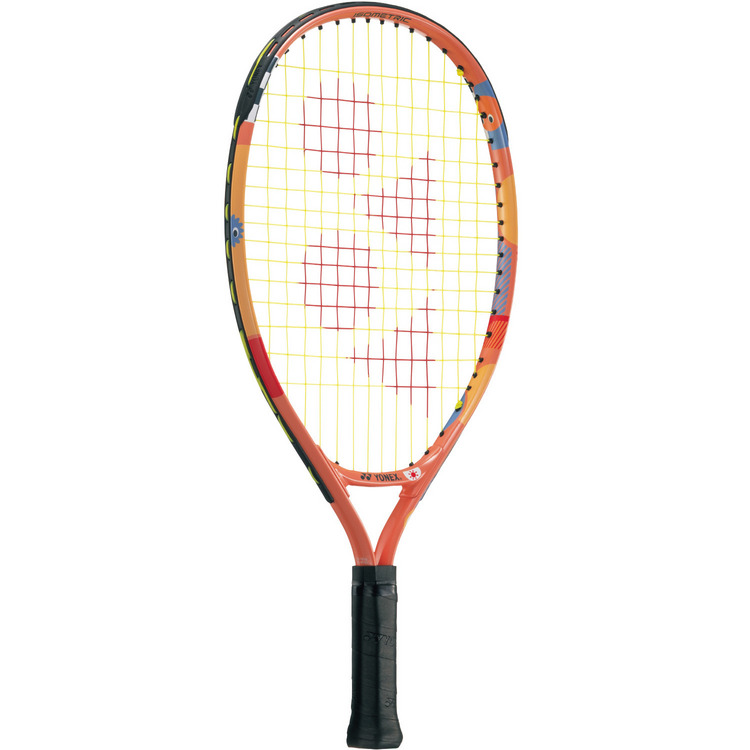 YONEX JUNIOR 19 165g 80 Square Inches Coral Orange Unisex Aluminum Alloy Tennis Rackets