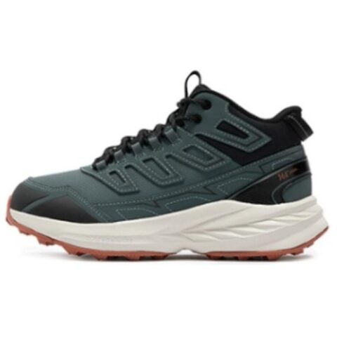 361° Slip Resistant Abrasion Resistant High top Trail Running Shoes Men’s Green Black